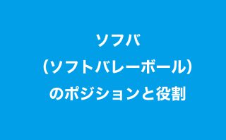 ソフバ ソフトバレーボール のポジションと役割 ソフトバレーボール ソフバ とバレーボールのブログ バレー上達向上委員会