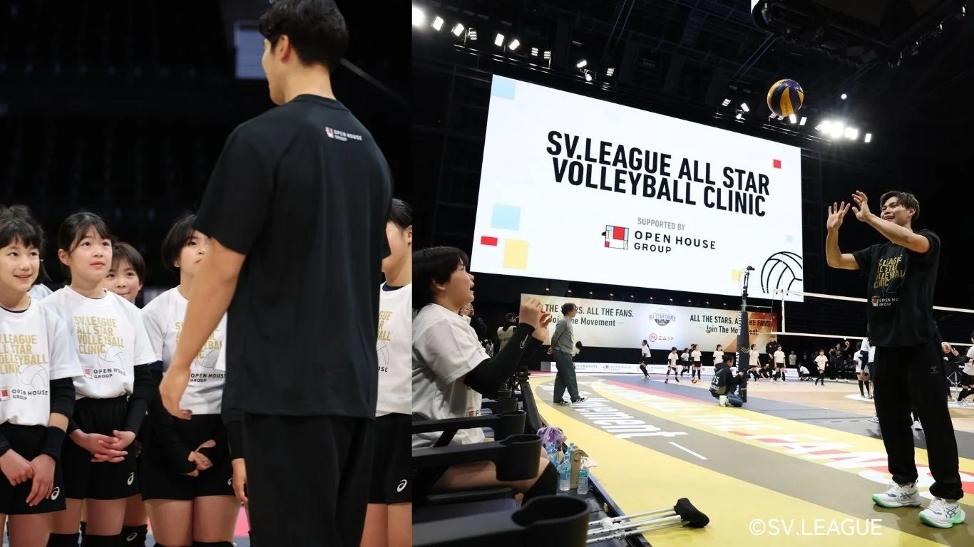 SV.LEAGUE ALL STAR VOLLEYBALL CLINICでの直接指導