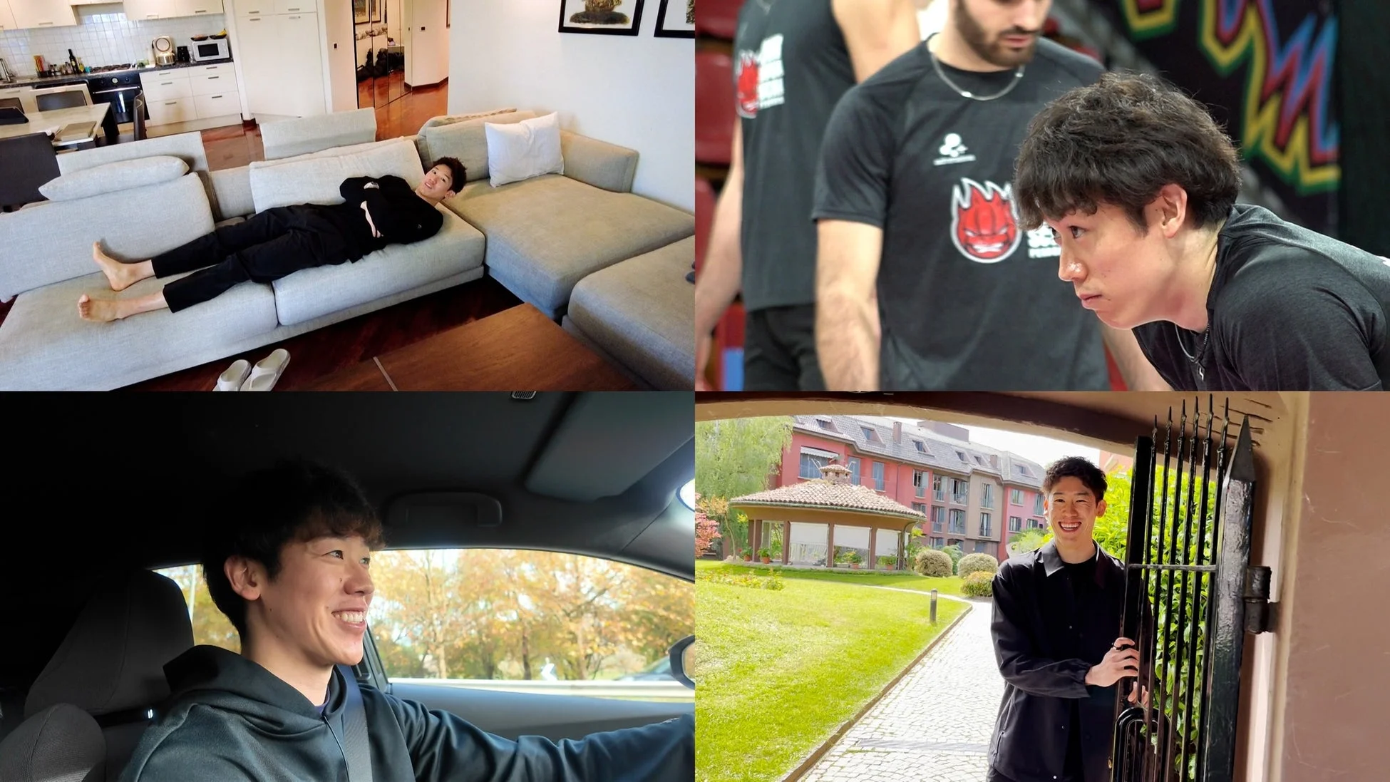 男性の日常風景