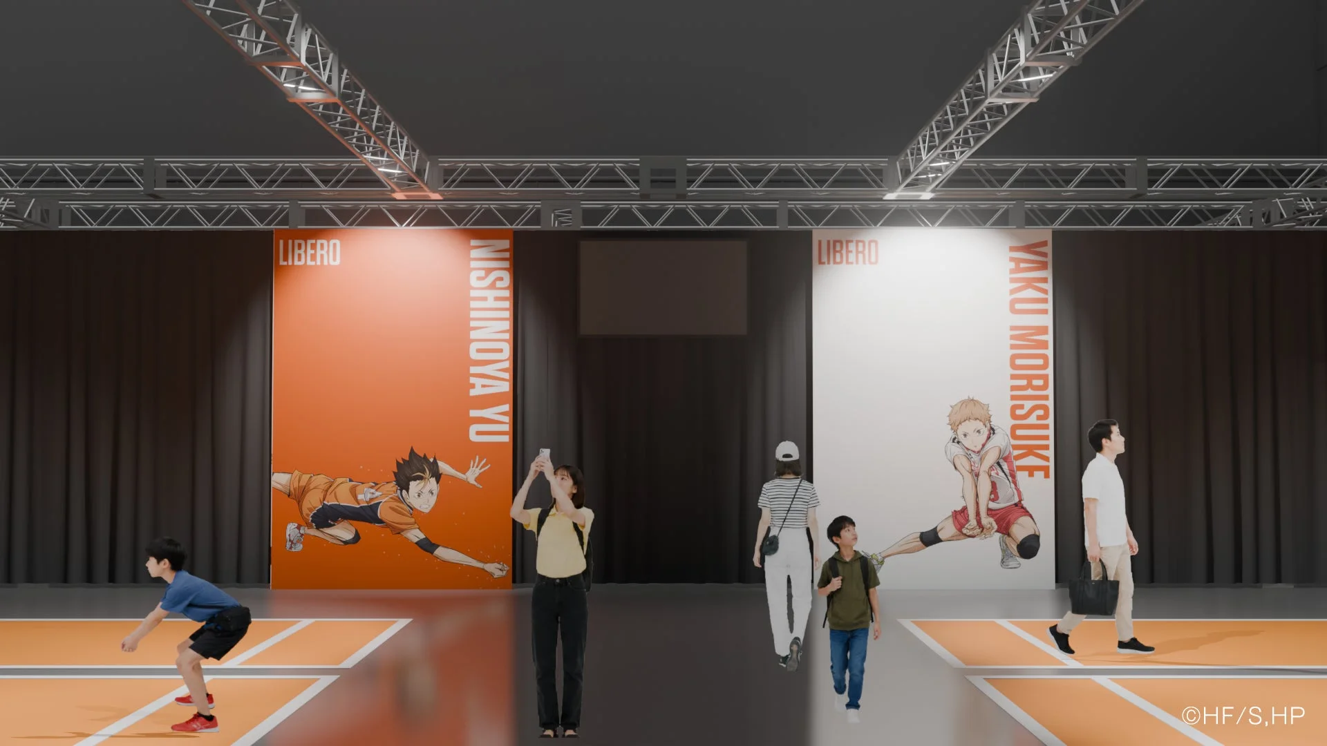 「繋ぐ」ブース ビジュアル展示