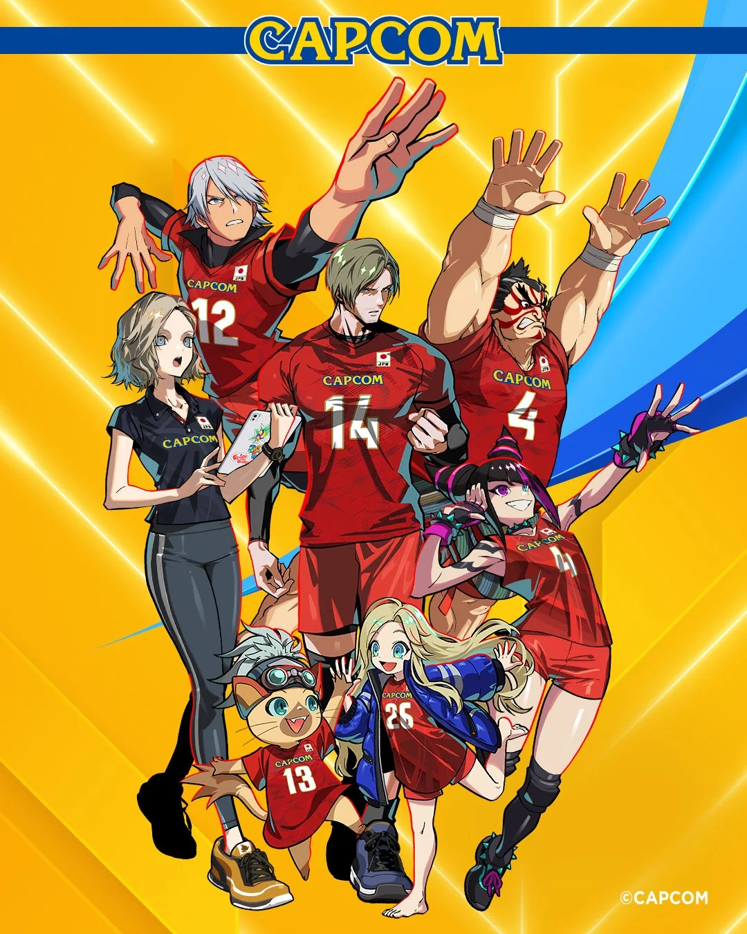 カプコンキャラクター大集合
