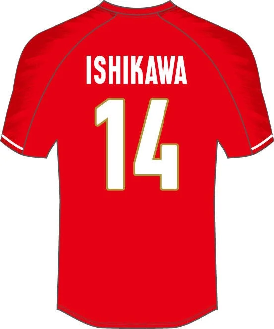 石川祐希選手 赤ユニホーム