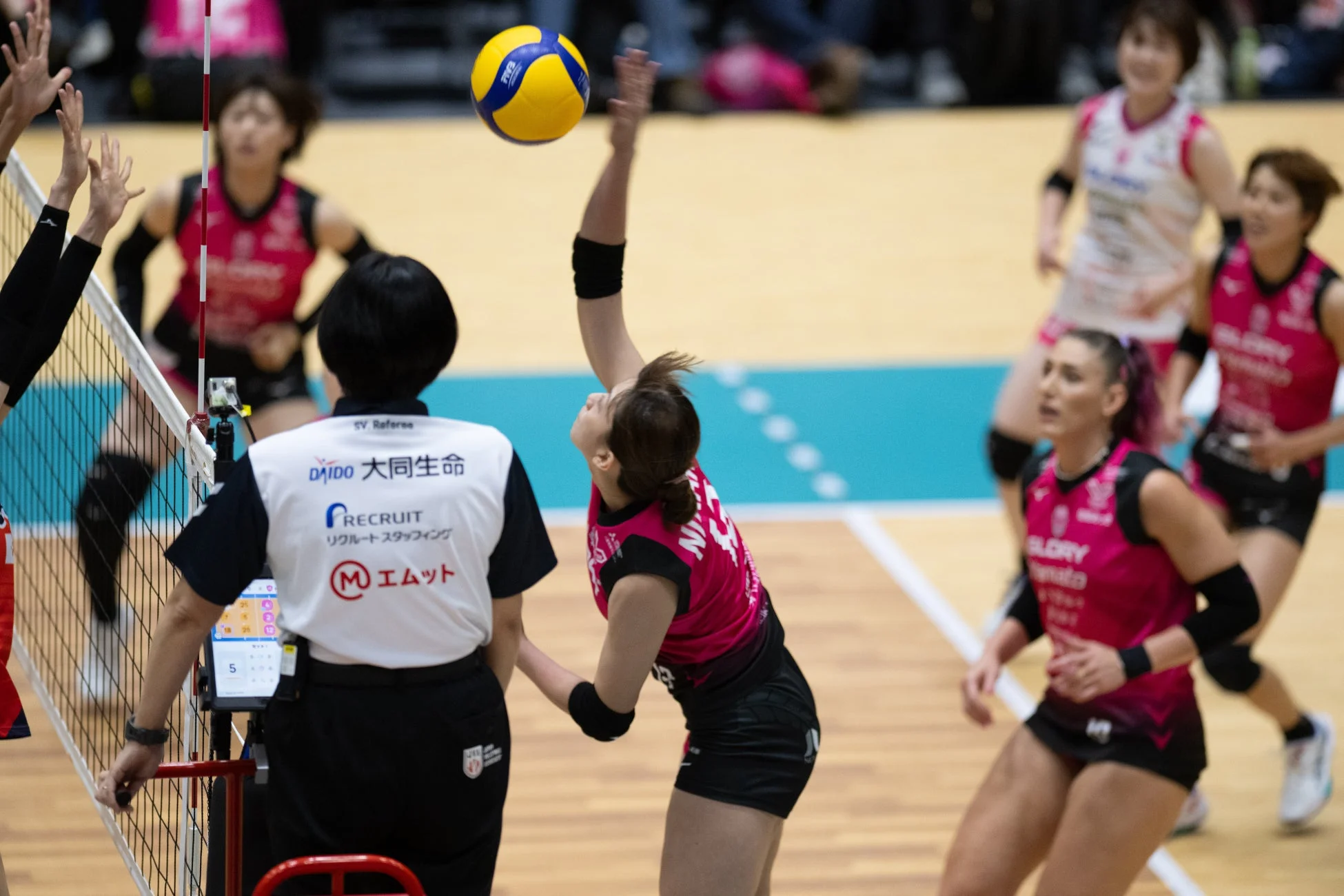 バレーボールの試合