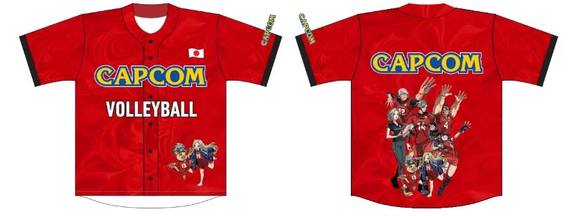 カプコンバレーボール全力応援Tシャツ