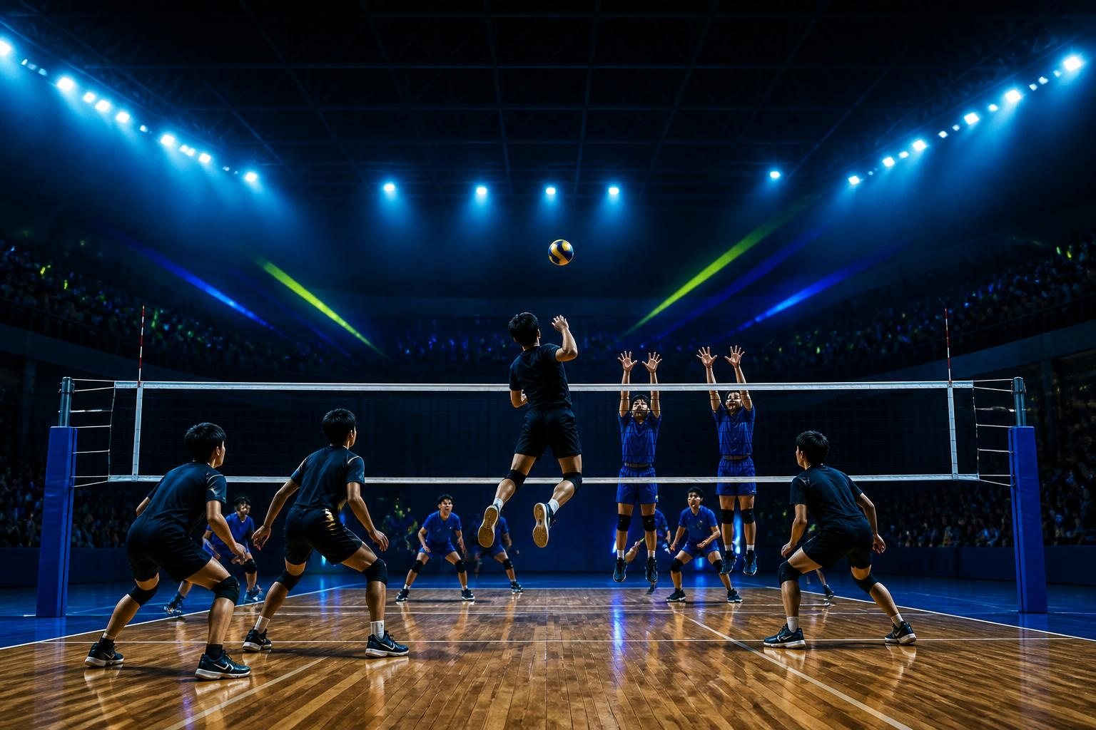 令和8年度全国中学校体育大会 第56回全日本中学校バレーボール選手権大会 中学校バレーボール競技イメージ